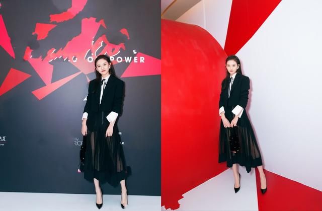 宋祖儿裙子太薄印出“三角区”难怪一直用手包挡着，网友：尴尬了