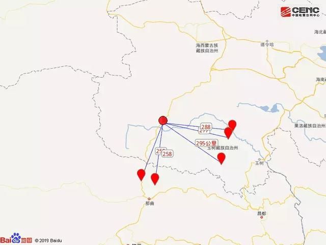 青海玉树州治多县发生4.3级地震