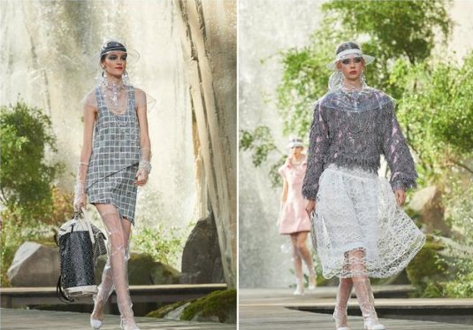 郑恺前女友真会穿，高跟鞋外面套一层透明塑料，网友:不捂得慌吗