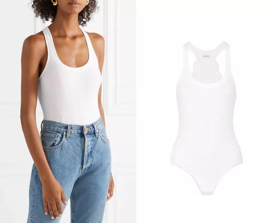 我真的不怕麻烦，谁叫这件“泳衣”一样的Bodysuit太时髦~