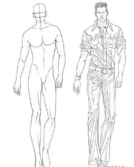  [模特的身]全新-160个服装人体动态【线稿】素材分享！（独家珍藏版）