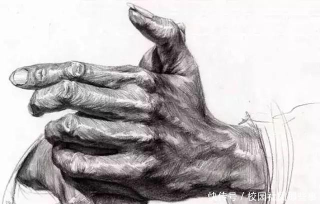  [素描]素描｜360度手部素描干货，值得你收藏！