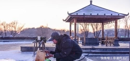  肉类和鱼类@你见过零下40度露天早市吗？街边卖鱼不用刀，而用铁锤和螺丝刀