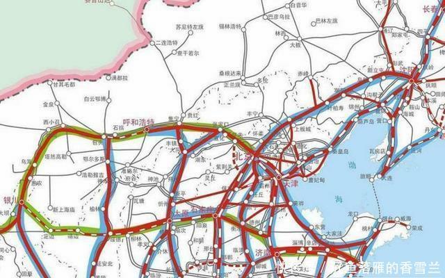  「高速铁路」中国高铁线路八纵八横规划图一览，看看哪些高铁经