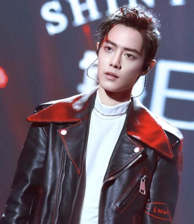 #皮衣#183cm肖战和185cm李现,同样搭配皮衣,腿长就是任性!