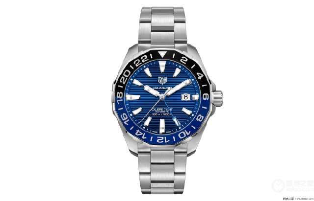  #蓝黑#TAG Heuer泰格豪雅推出竞潜系列GMT蓝黑圈腕表