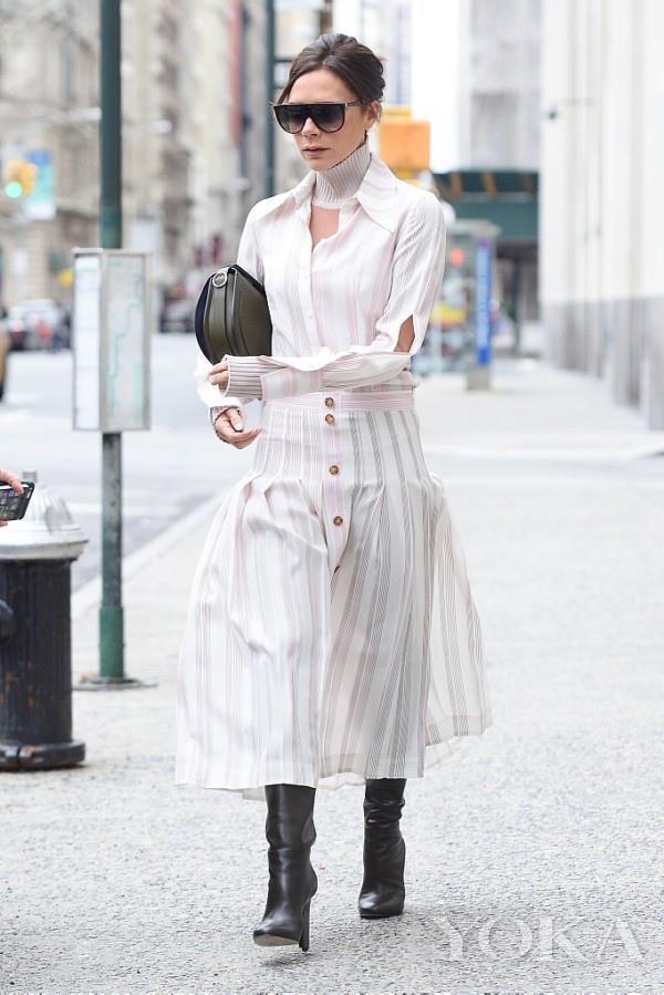 小个子女生条纹装让你显高显瘦 原来全是优点！