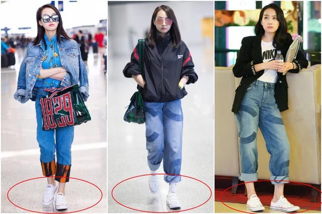 44岁徐静蕾再次惊艳众人！穿拼色衬衫配白色帆布鞋，仍是初恋模样