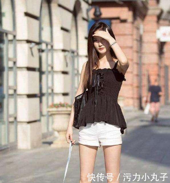 街拍: 时尚性感的小姐姐，身姿挺拔，气质脱俗！