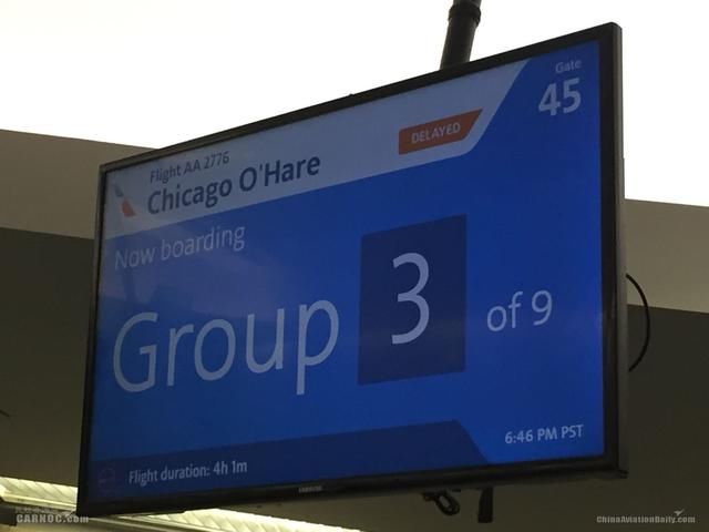 在美国乘飞机见闻