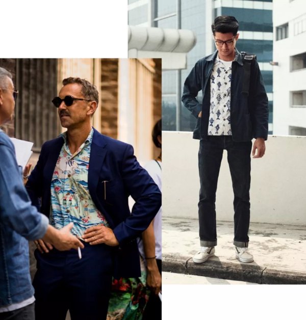 怀旧经典!夏威夷衬衫是今年回潮的独特搭配单品!