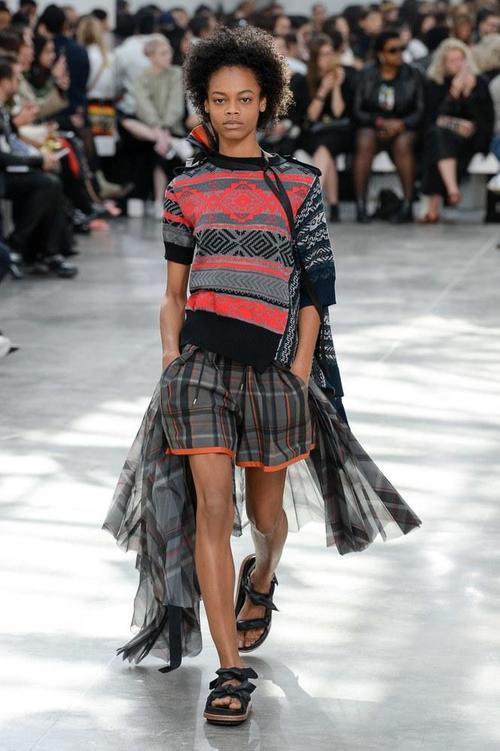 2019春夏时装周上这个小众的牌子 Sacai简直美的不像话