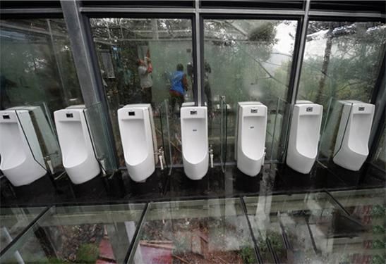 国内这个景区,建成首个“透明”厕所,网友纷纷吐槽!