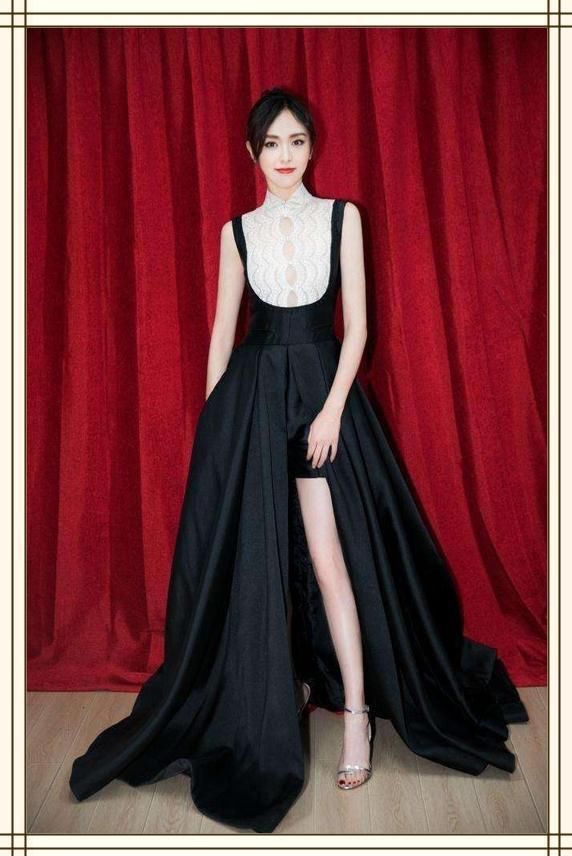 唐嫣的腿够长了，还踩“两根针”，网友：真想把脚上的毛给她拔掉