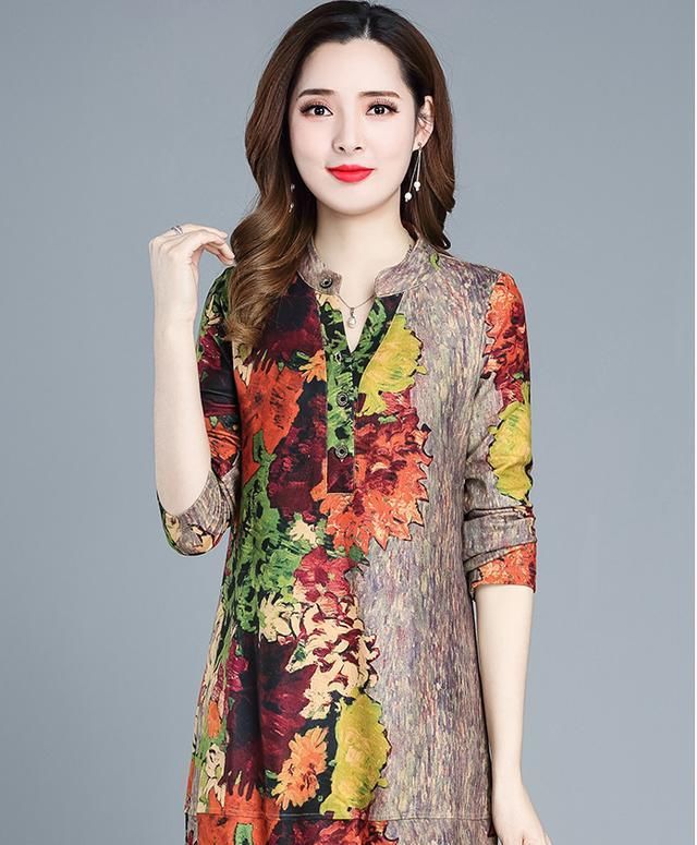  #显瘦#中老年妈妈装,优雅时髦又显瘦,怎么穿都洋气