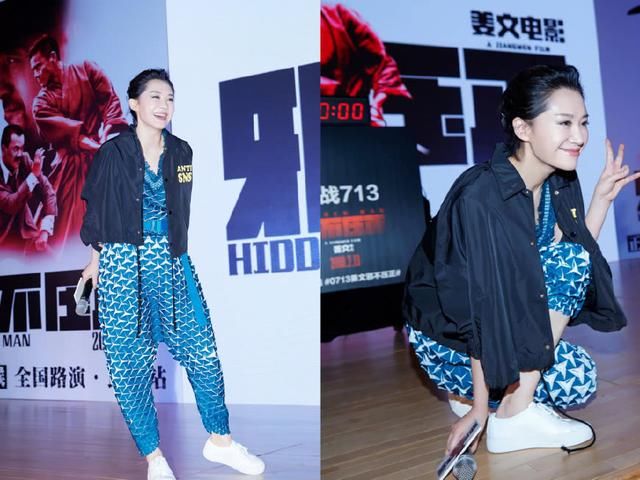 49岁许晴露个腿就颜值回春?减龄穿搭学她就对了，网友:没老过!