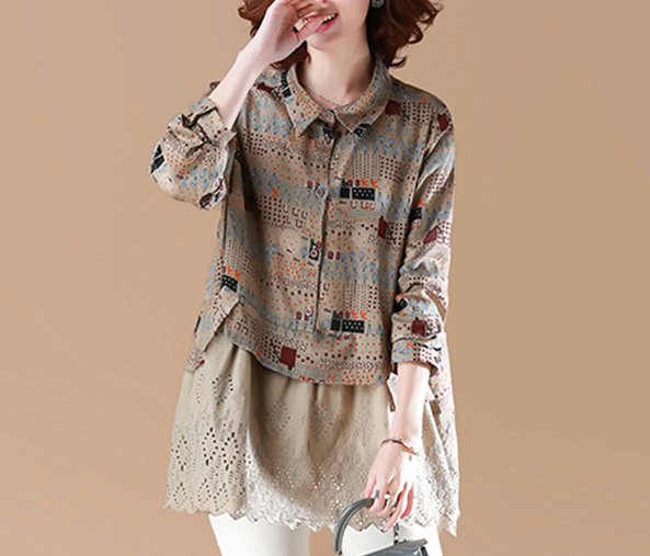 9月闷热穿毛衣太早，没有棉麻装透气!初秋流行棉麻小衫，真舒适