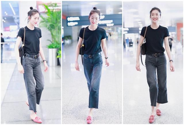 刘雯真不愧是超模！酷黑穿搭潇洒又率性，还暗藏了一颗少女心