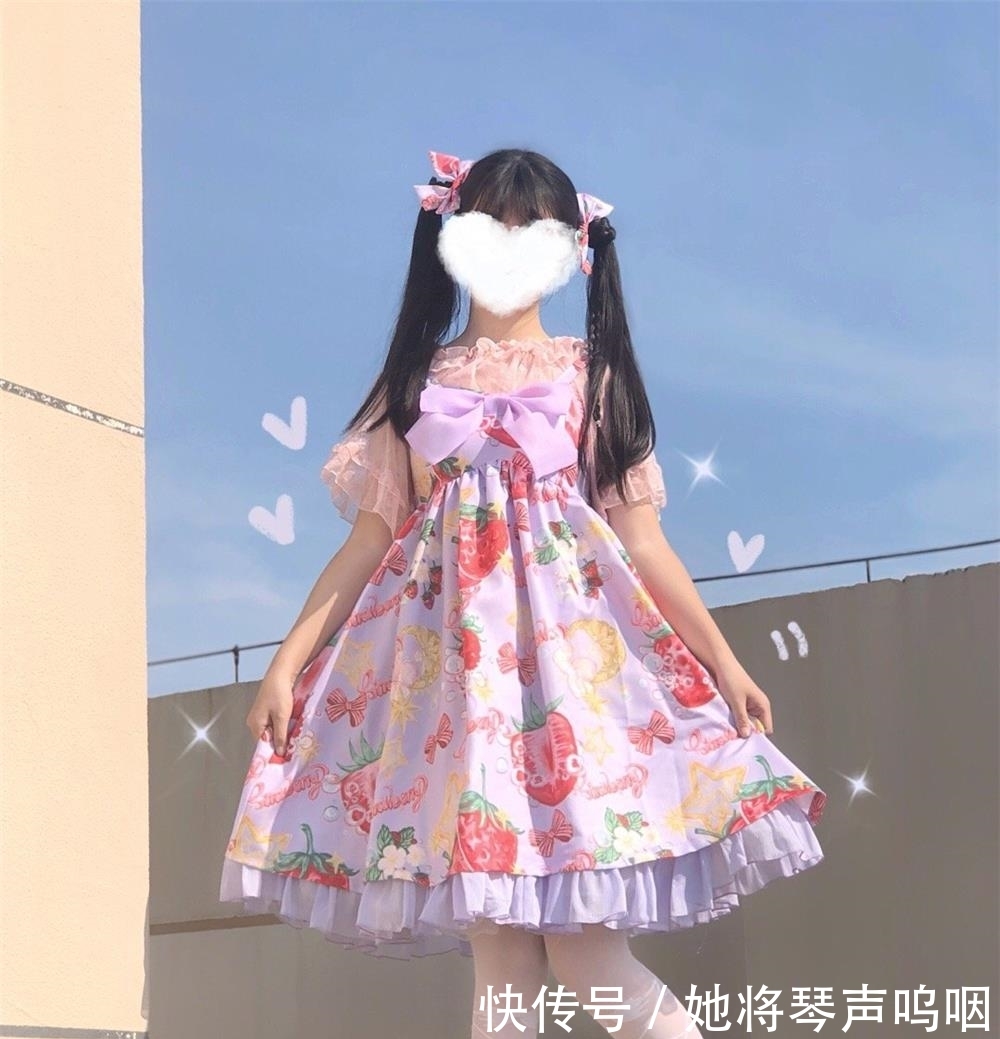  『白菜』这些价不过百的洛丽塔小裙子，白菜好穿又不贵，学生党lo娘的最爱