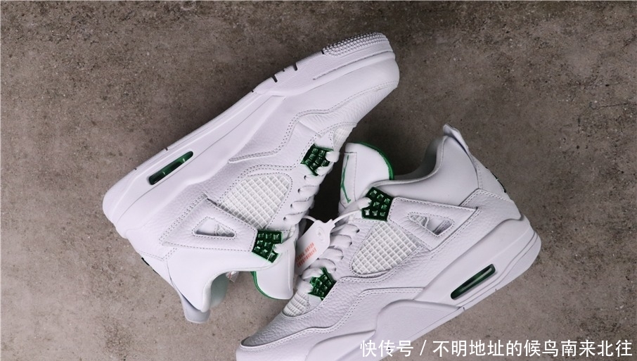  「Pine」Nike Air Jordan 4 Pine Green新配色白中带绿更加好看！