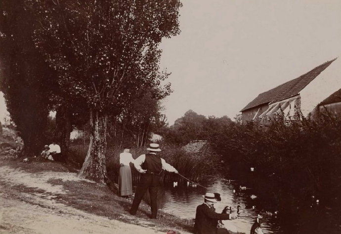 老照片:1870年法国乡村风情