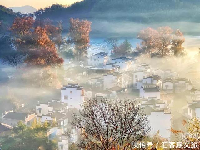 婺源的秋天，藏着最不像人间的人间，简直要把摄影师逼疯