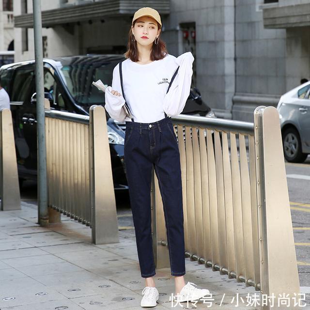 #随时#腿长不够穿搭来凑,减龄又甜美的背带裤,随时让你萌化