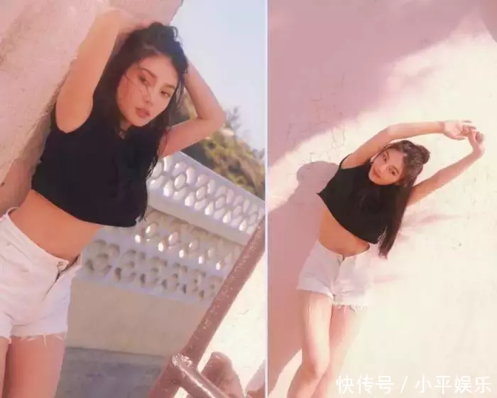 徐冬冬低调现身，T恤搭半身裙接地气，网友却凭借着身材认出了她