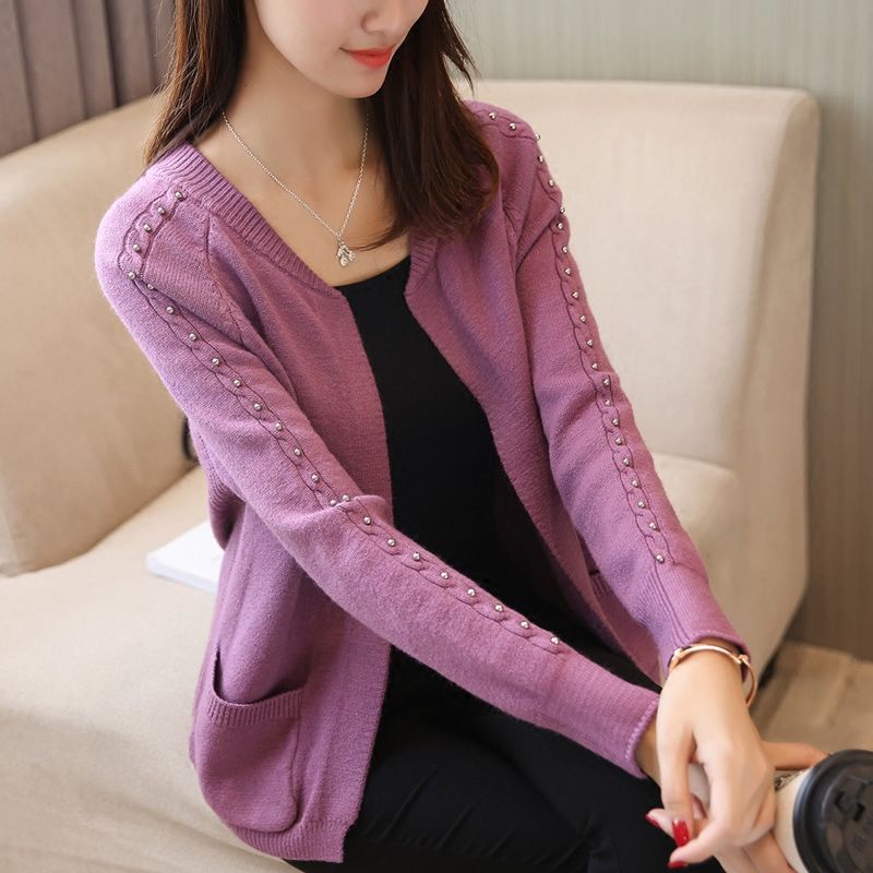 9月新款“毛衣”，毛茸茸的!出门搭配阔腿裤，上身美爆了