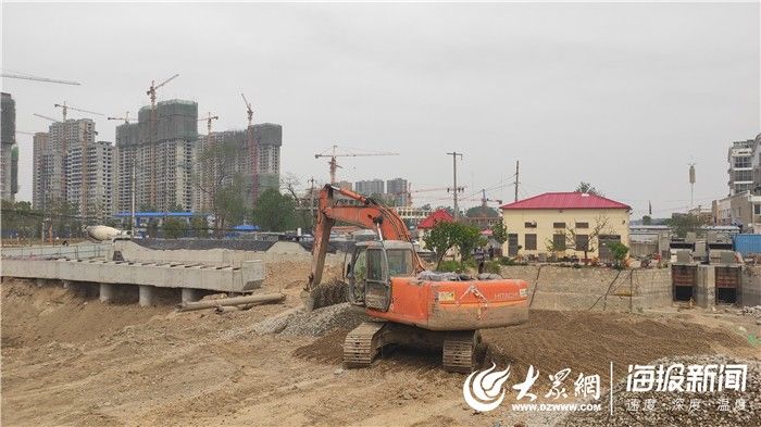  [跨环堤河桥梁]菏泽句阳路环堤河桥主体已完成90% 预计5月底通车
