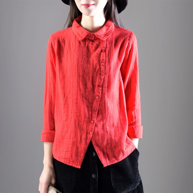 若你也是70后，秋天别穿毛衣，显气质的棉麻装，好穿洋气还减龄