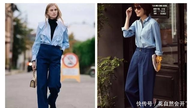  [过时]小黑裤过时了，今年春天流行这个“颜色”的裤子，清新时髦还百搭