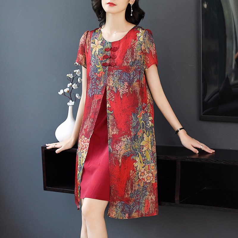 太美了!刚刚上新的“翠花裙+冰丝裙，凉快又女人味十足