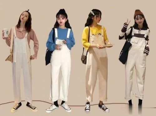  「女人」初恋背带裤只是甜美？背带裤的2种不同风格搭配，中年女人照样穿