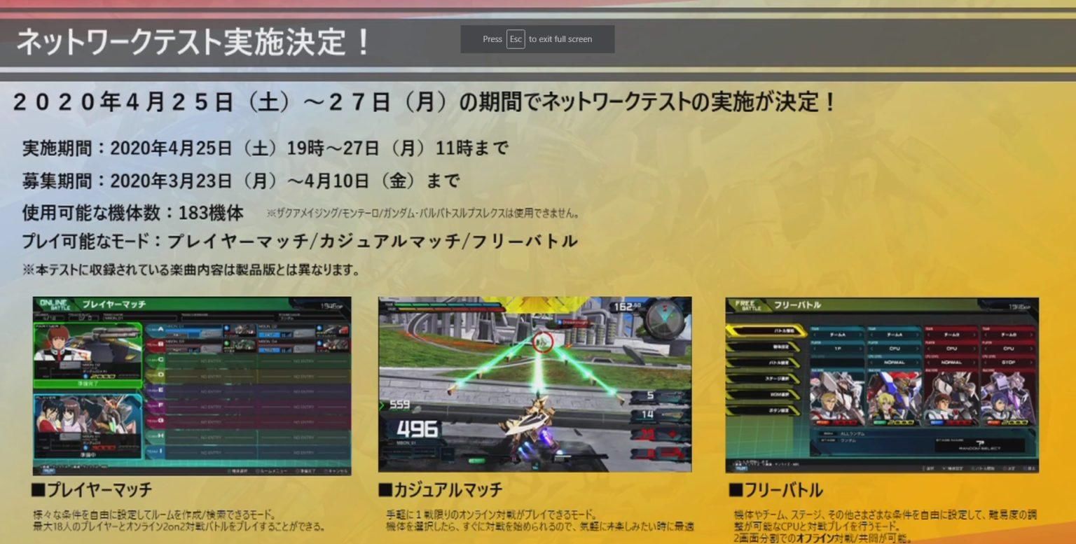  『平台』《机动战士高达EXTREME VS MAXI-BOOST ON》将在7月登陆PS4平台