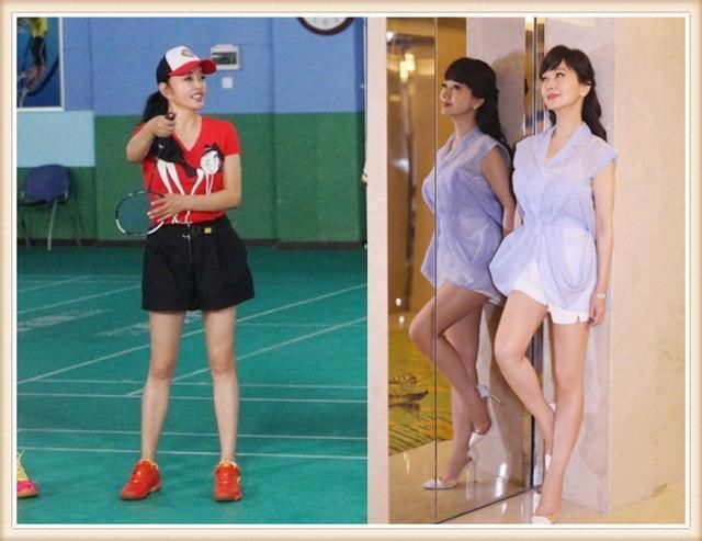 赵雅芝穿短裤撞上刘晓庆，赢了气质却输了身材，网友：运动很重要