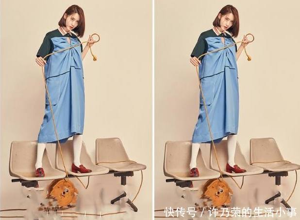 长筒袜搭配高跟鞋,一般人都想不到,网友:又颠覆了我的三观