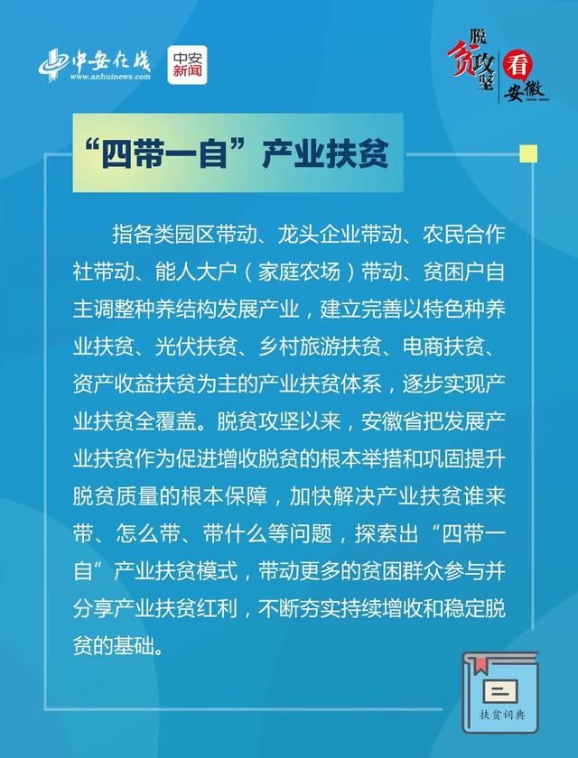  词典：涨知识！九张图带你读懂安徽“扶贫词典”