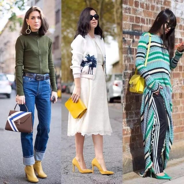 跟明星学搭配：夏日里永恒的经典色樱草金