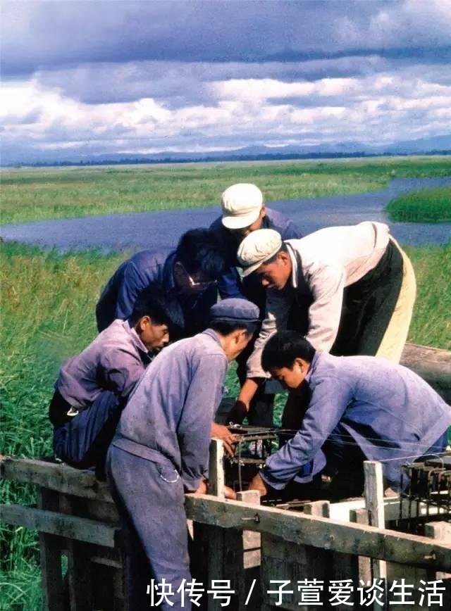  在海边|1971年中国农村真实老照片图2让人怀念、图10很多人一定