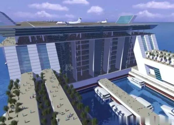 世界上第一个漂浮在海上的城市,两年绕地球一圈能住11万人