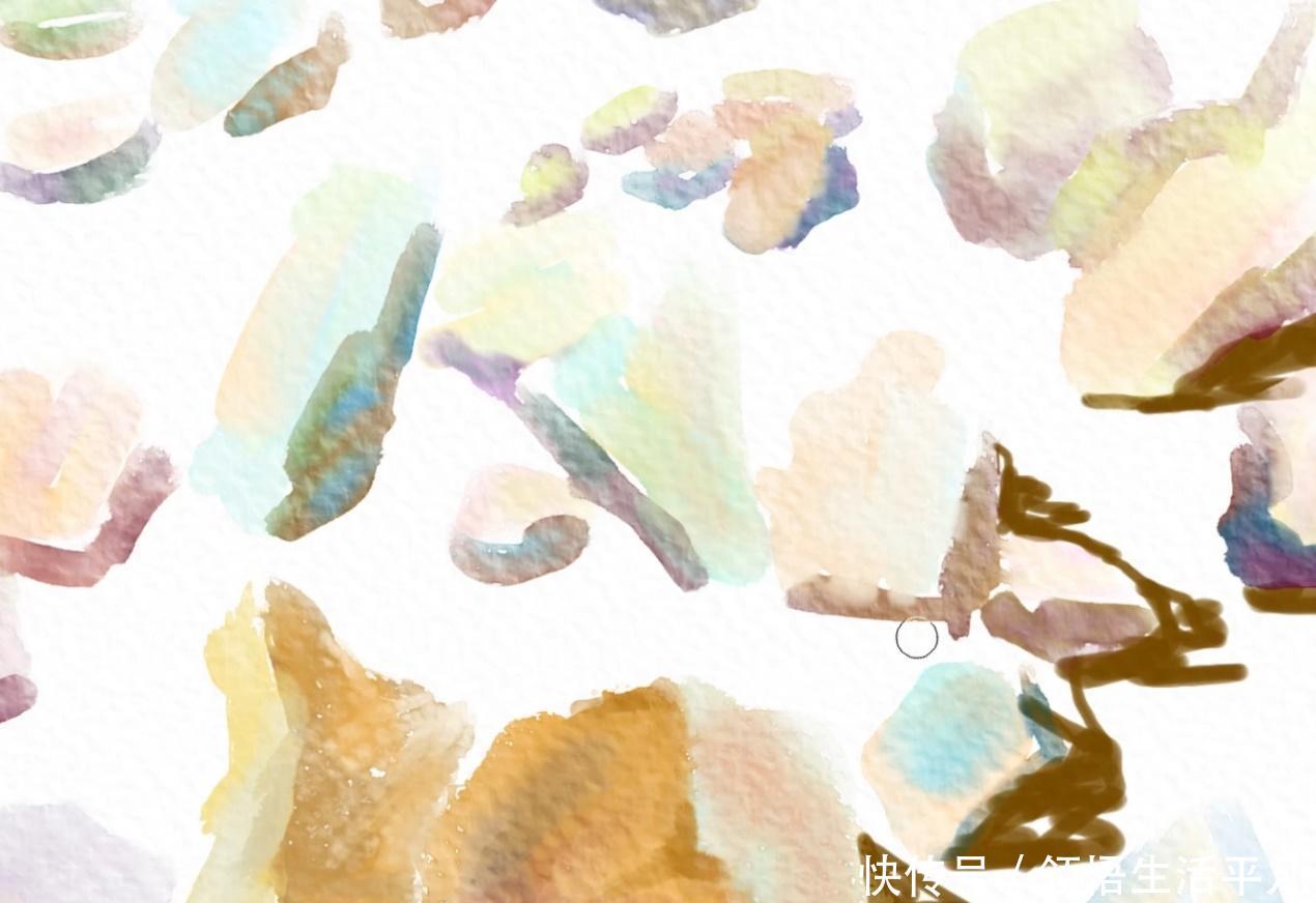 那海边石头的画法技巧分享