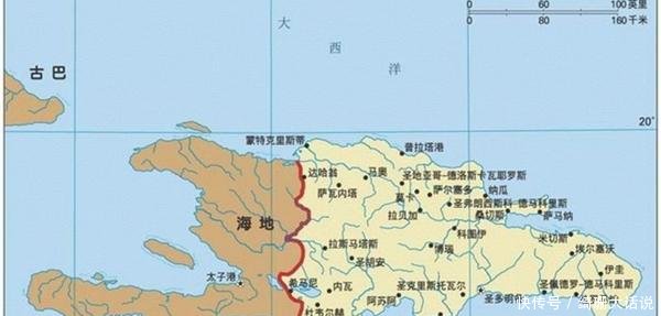 一个海岛分成两个国家, 一个贫困一个富裕, 两国GDP相差9倍