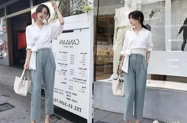 嫌弃:嫌弃衣服太单调?这4种小心机“打结”搭配请收好