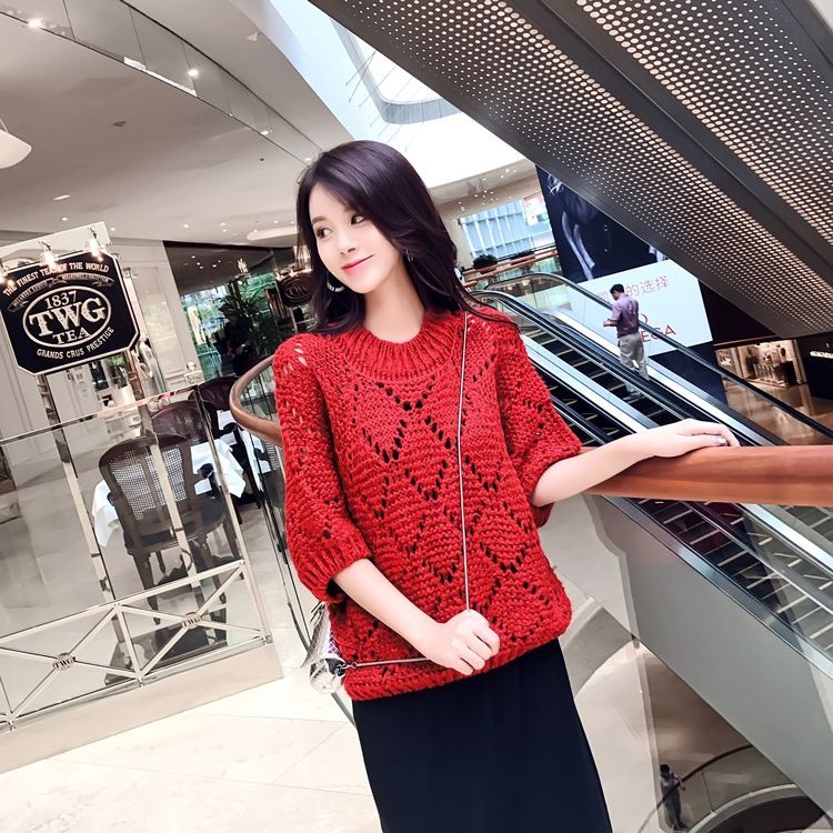 别穿裙子了,9月流行慵懒风毛衣配小脚裤,美翻了