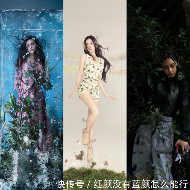 『辣妈』Anglebaby罕见晒娃,亲子装摘草莓,红色毛衣隐约辣妈身材