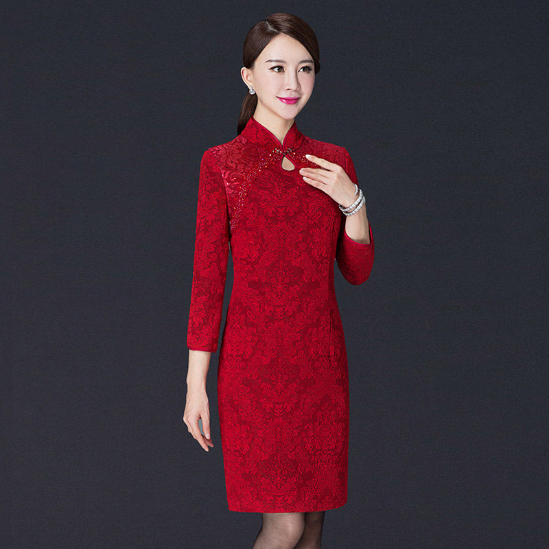 国庆节小弟结婚，我给妈妈买的大牌礼服，保准惊艳四座，赚足面子