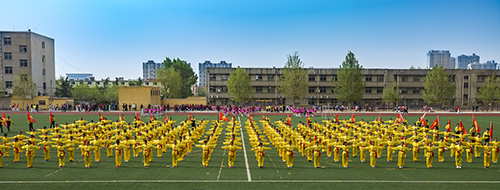 泰山区举办体彩杯中小学生田径联赛