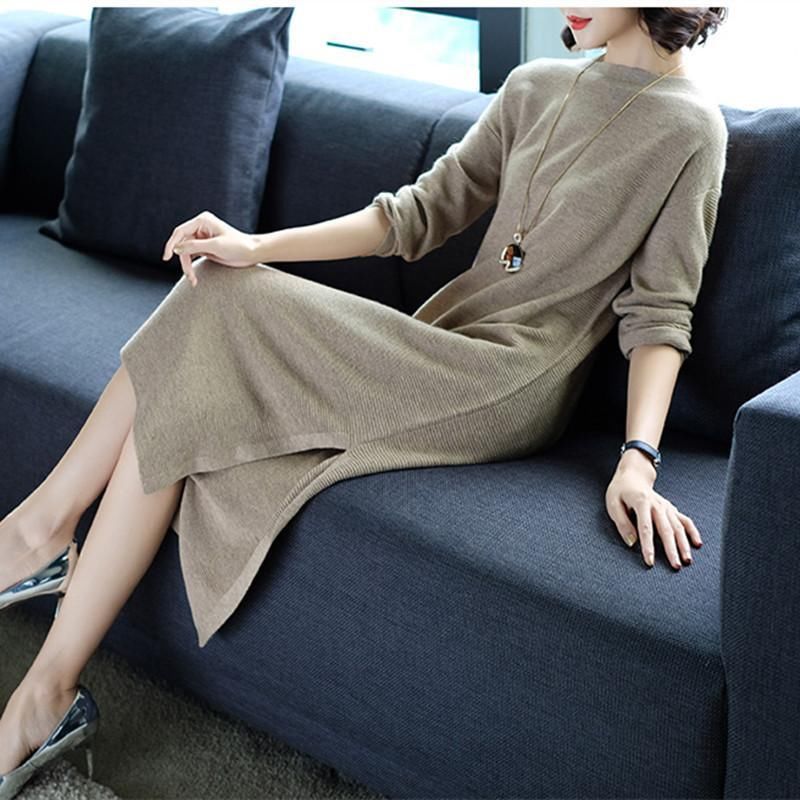 老婆都不买旗袍了，原来今年流行这样的毛衣裙，老婆穿上贼美