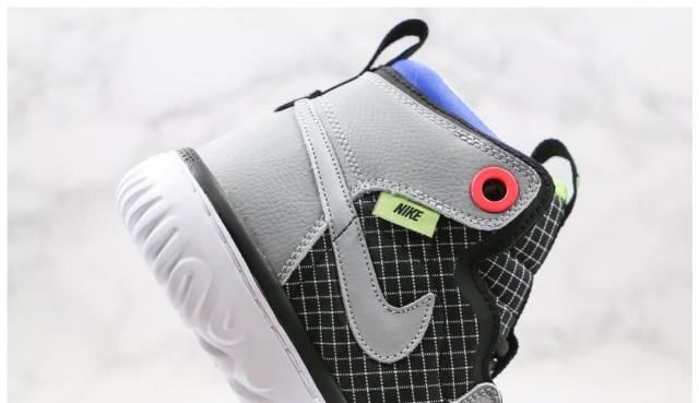 [大底]乔丹Air Jordan 1 React高帮黑灰色瑞亚大底AJ1